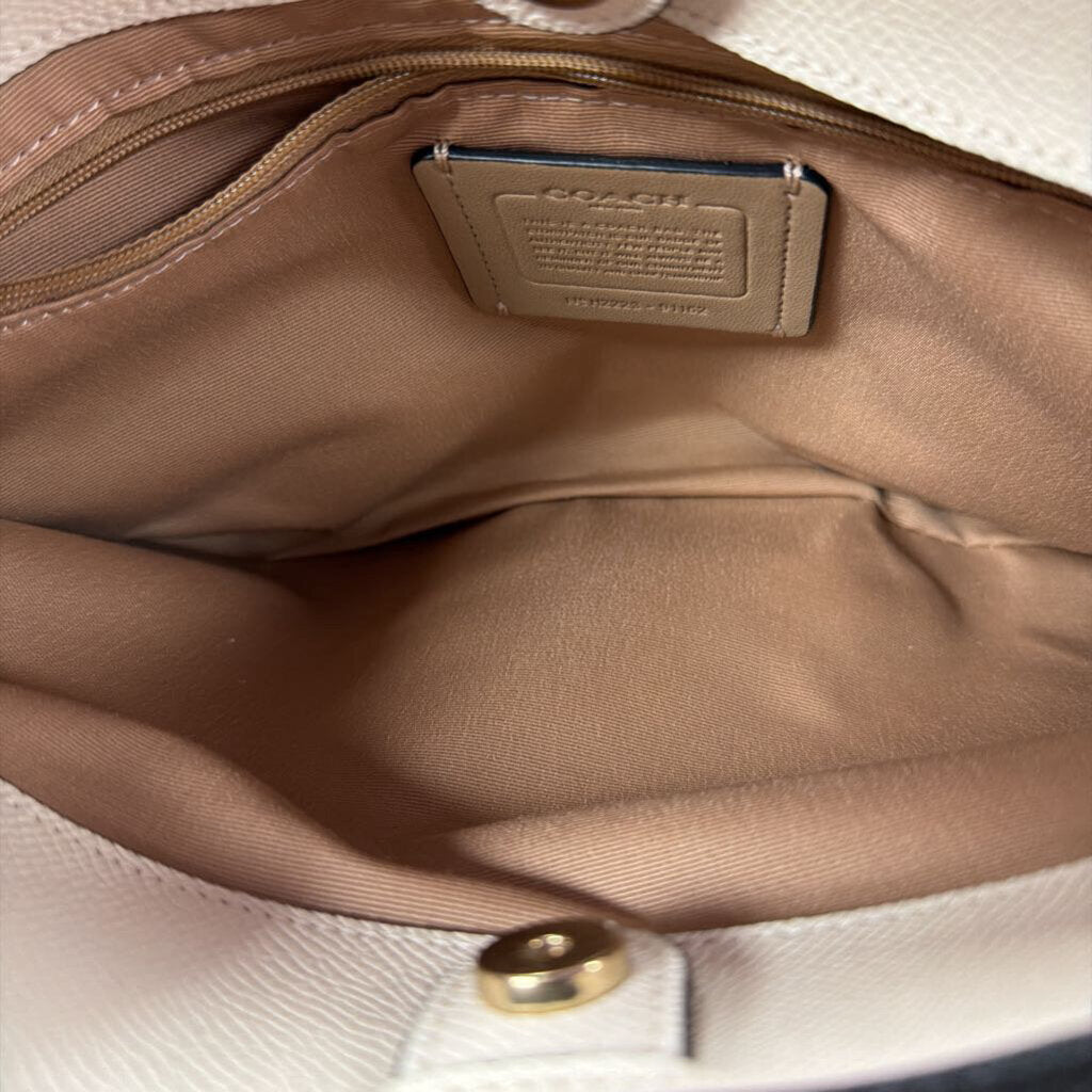 Coach Lillie Carryall Colorblock Saffiano Satchel
