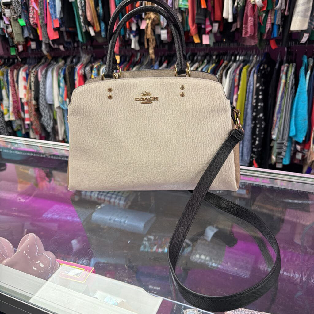Coach Lillie Carryall Colorblock Saffiano Satchel