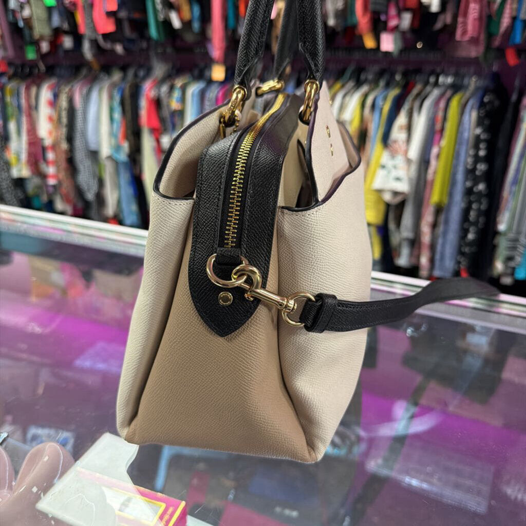Coach Lillie Carryall Colorblock Saffiano Satchel