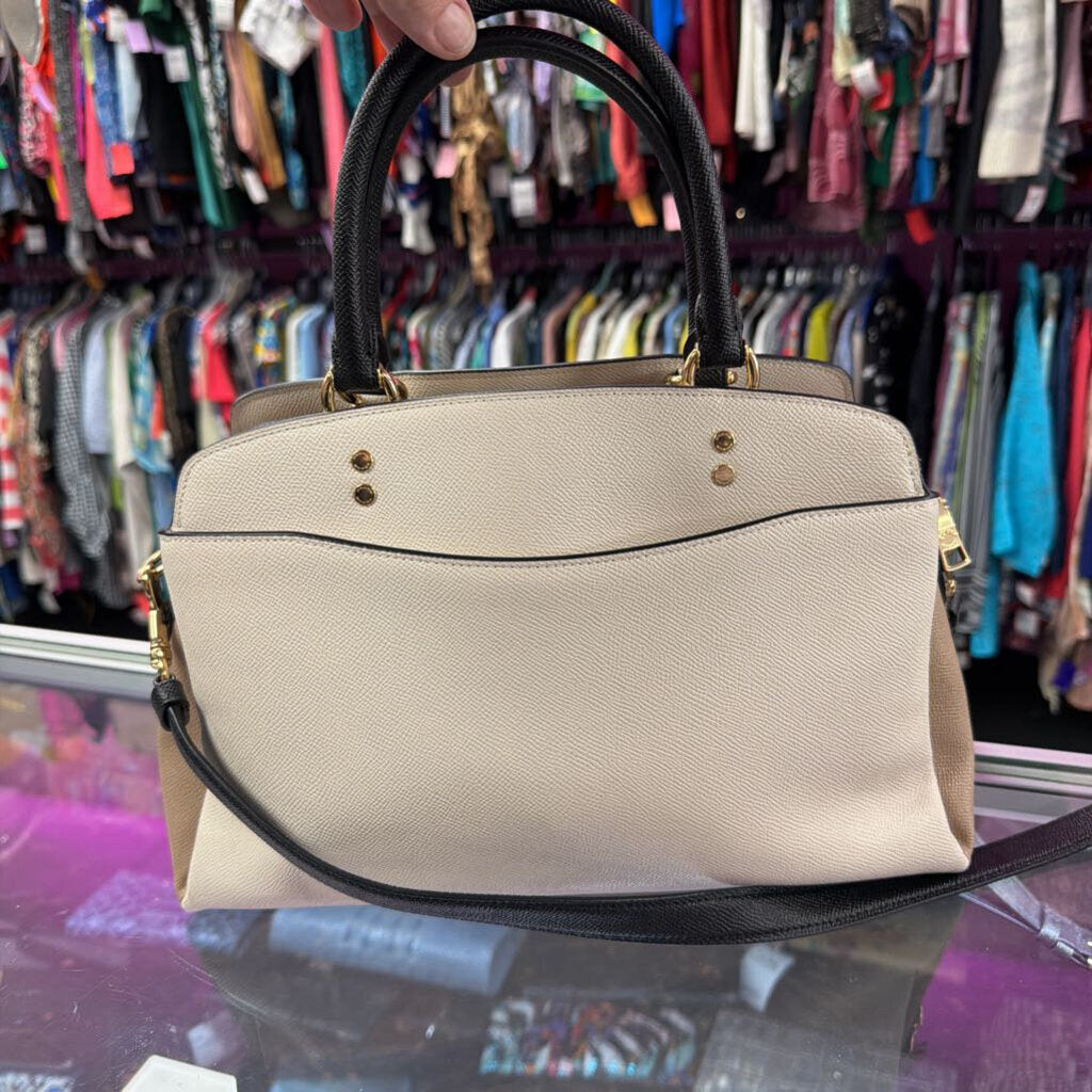 Coach Lillie Carryall Colorblock Saffiano Satchel