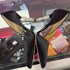 9 Badgley Mischka Karma Pumps Satin Pointed Heel
