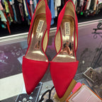 9 Badgley Mischka Karma Pumps Satin Pointed Heel