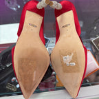 9 Badgley Mischka Karma Pumps Satin Pointed Heel