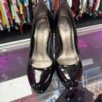 9 Guess Patenr Rounded Heel