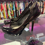 9 Guess Patenr Rounded Heel