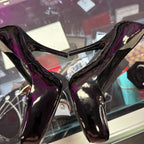 9 Guess Patenr Rounded Heel