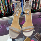 9 Steve Madden Illumine-R Sandals Crystal Encrusted