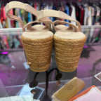 9 Viscata Llansa Canvas Slingback Espadrille Wedge Sandal