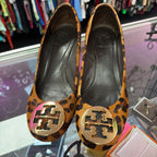 9 Tory Burch Pebbled Leather Wedge Pump