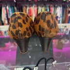 9 Tory Burch Animal Print Calf Hair Wedge Pump