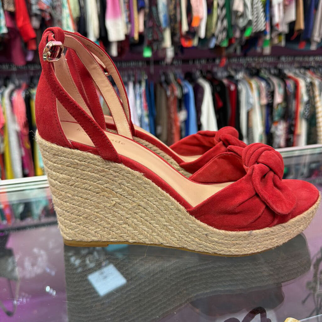 9 Kate Spade Suede Bow Espadrille