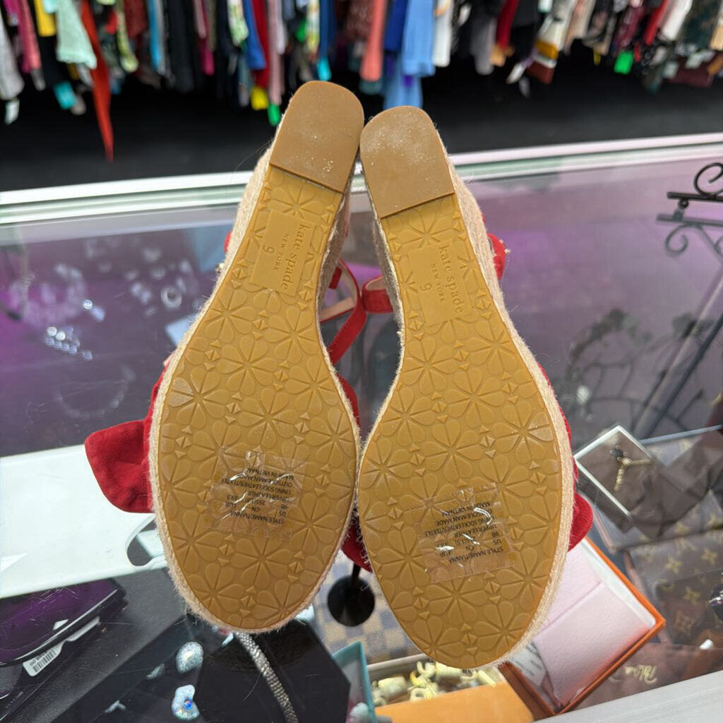 9 Kate Spade Suede Bow Espadrille