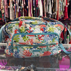 Vera Bradley Travel Duffle Coastal Sea Life Pattern Anchors Sea Turtles