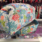 Vera Bradley Travel Duffle Coastal Sea Life Pattern Anchors Sea Turtles