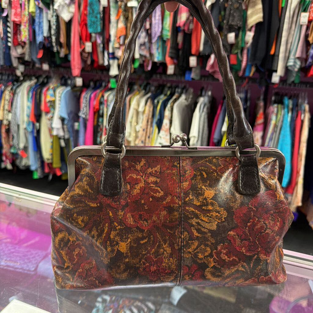 Patricia Nash Rora Frame Satchel in Golden Rustic Forrest As with Wallet