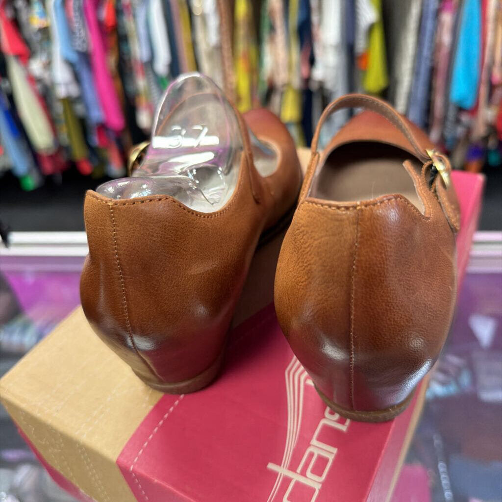 6/37 Dansko Loralie Burnished Nubuck Saddle NWB