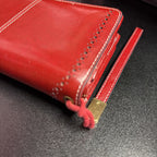 Sendefn RFID Blocking Leather Brown Clutch Wallet Long Purse Large Capacity