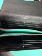 Tiffany & Co Brushstroke Continental Flap Wallet