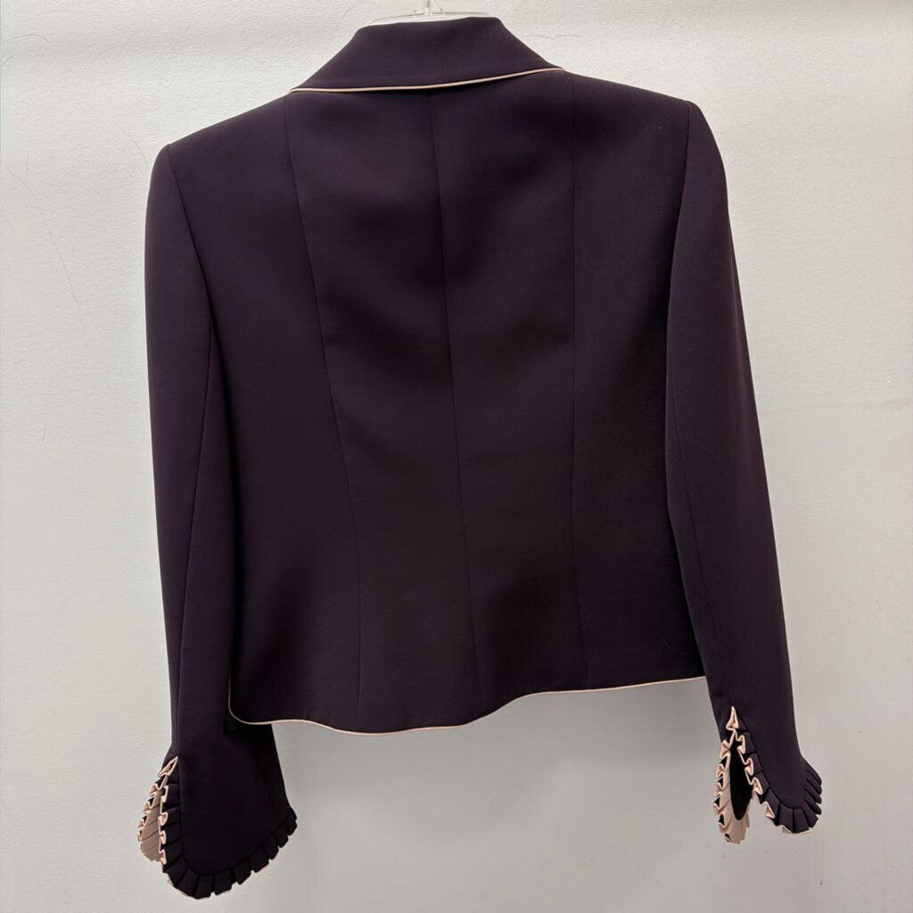 2 L/S Three Button Pleated Blazer