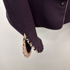 2 L/S Three Button Pleated Blazer