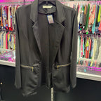 Md LS OF Zipper Pocket Detail Blazer
