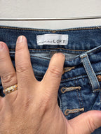 00 solid denim jeans w/button fly
