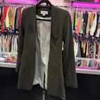 0 L/S solid blazer w/pinstripe liner