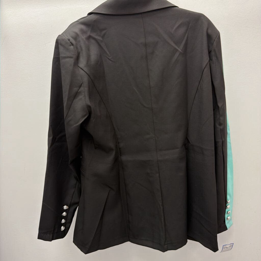 2XL LS BF Solid Blazer