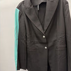 2XL LS BF Solid Blazer
