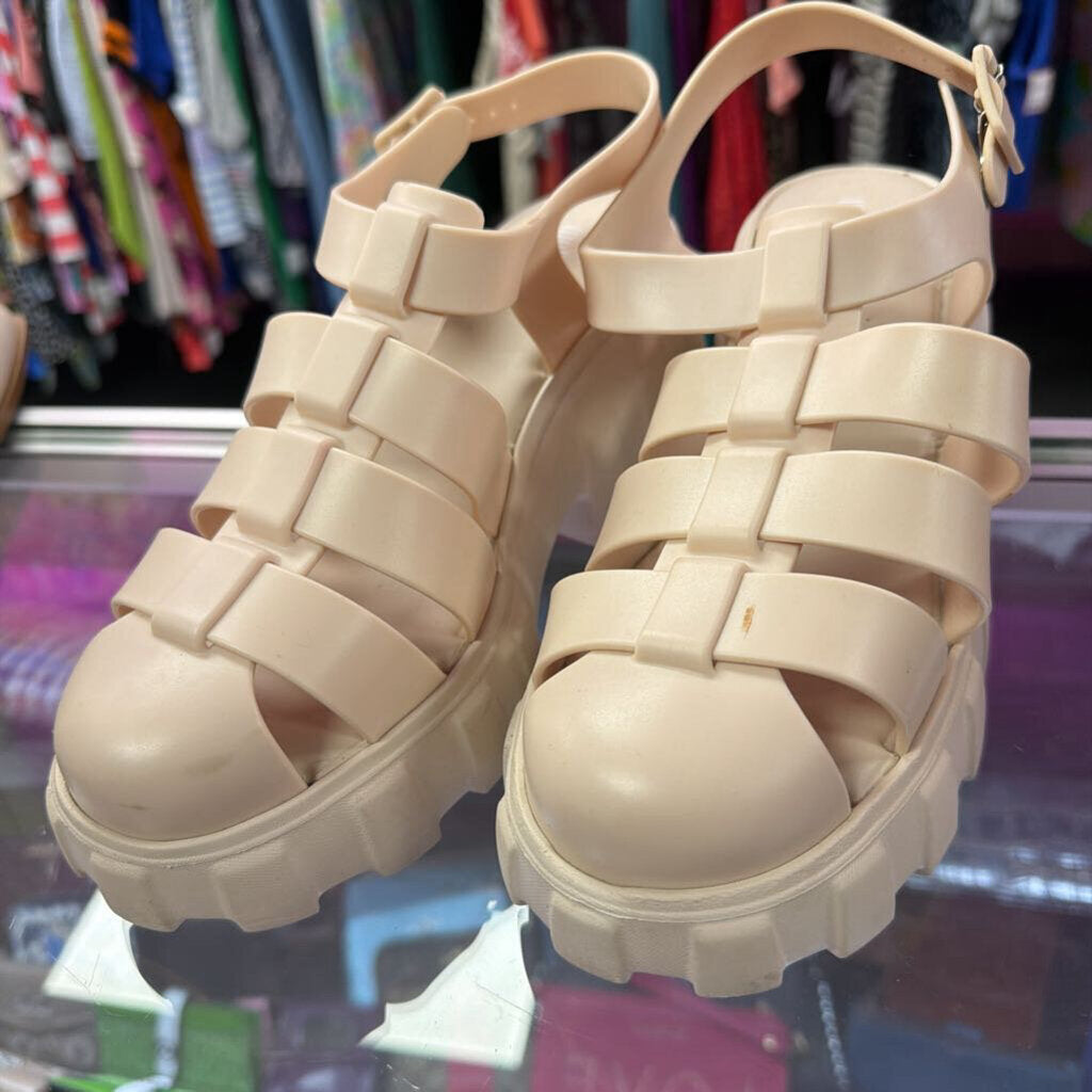 9 Melissa Caged Straps Chunky Platform Sandal