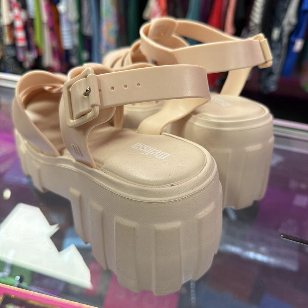 9 Melissa Caged Straps Chunky Platform Sandal