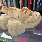 9 Melissa Caged Straps Chunky Platform Sandal