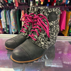 9.5 Sorel Solar Pdx Wedge Fair Isle Knit Pattern