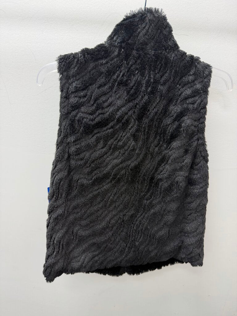 SM Betsey Johnson Faux Fur ZF Sless Vest