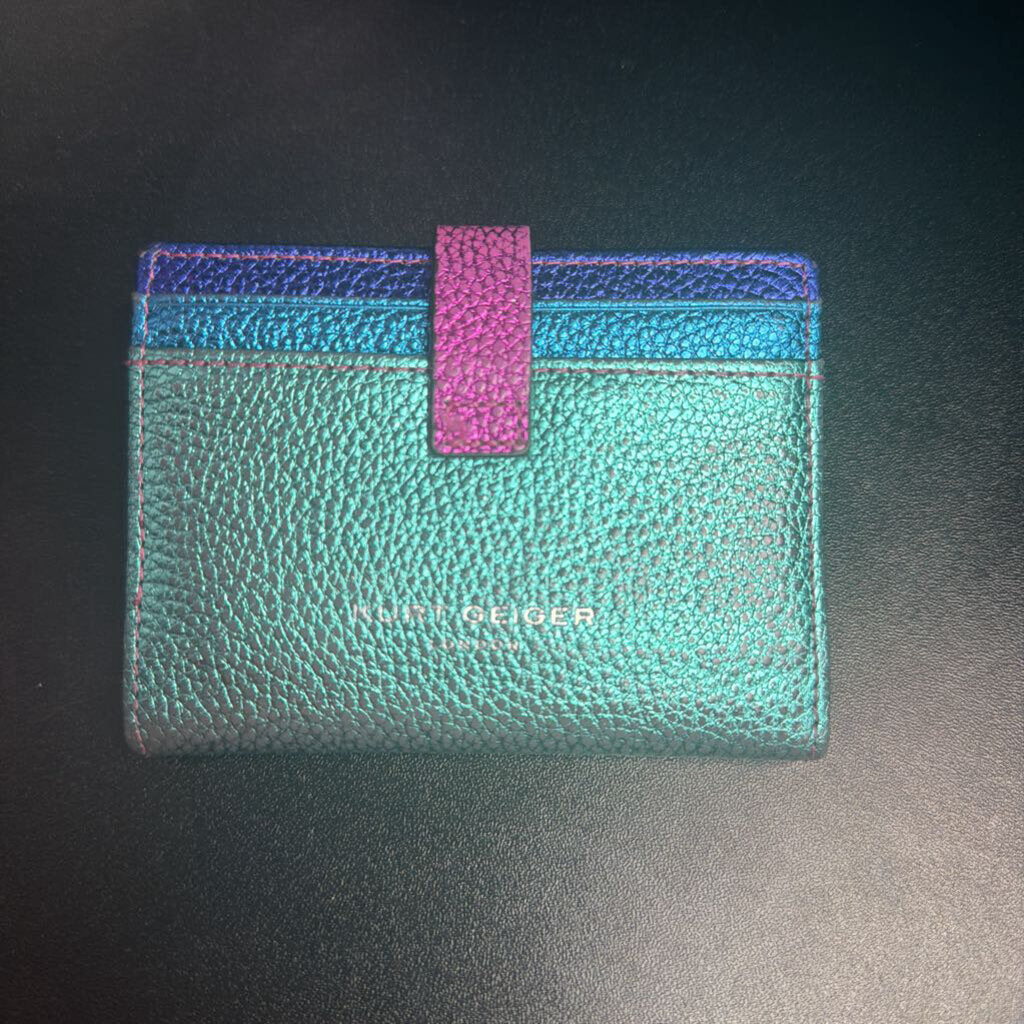 Kurt Geiger Metallic Shimmer Rainbow Id Card Holder