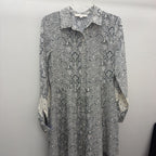 4 L/S Paisley B/F Collar Dress