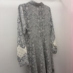 4 L/S Paisley B/F Collar Dress
