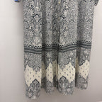 4 L/S Paisley B/F Collar Dress