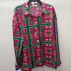 XL L/S Tropical Palm Tree B/F Geo Pat. Top