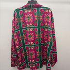 XL L/S Tropical Palm Tree B/F Geo Pat. Top