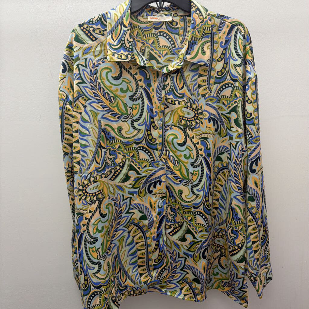 XL L/S B/F Paisley Collar Shirt