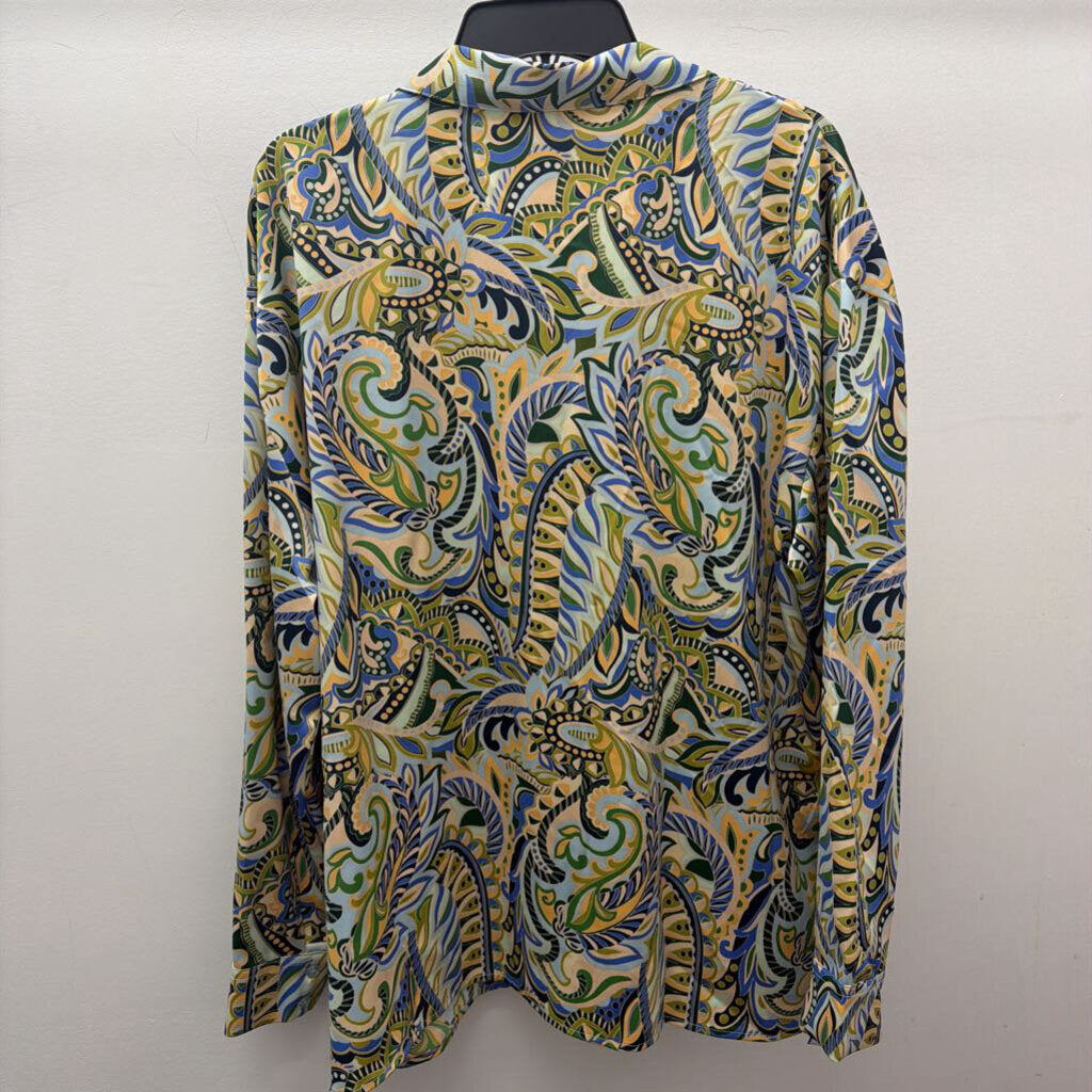 XL L/S B/F Paisley Collar Shirt