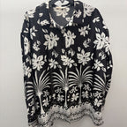 XL L/S Floral B/F Collar Shirt