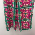 LG Tropical Palm Tree Drawstring Geo Pat Pant