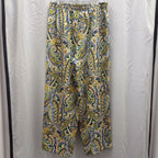 LG Paisley Wide Leg Drawstring Pant
