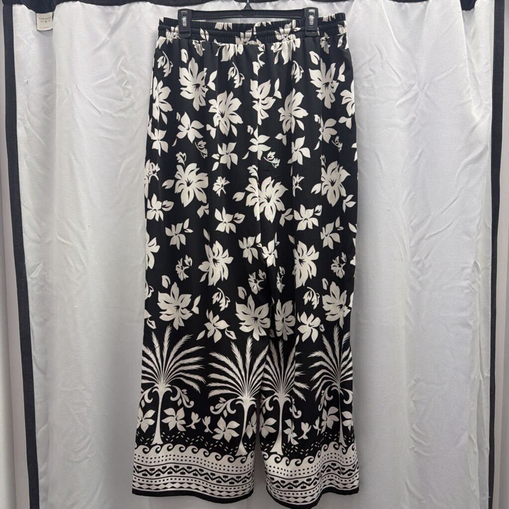 LG Floral Wide Leg Drawstring Pant