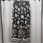 LG Floral Wide Leg Drawstring Pant