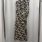 14 SLess Floral Pleated Side Dress NWT
