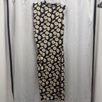 14 SLess Floral Pleated Side Dress NWT