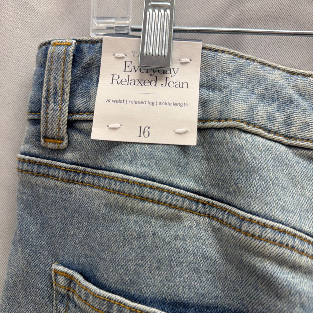 16 "Everyday Relaxed Jean" Denim Jeans NWT